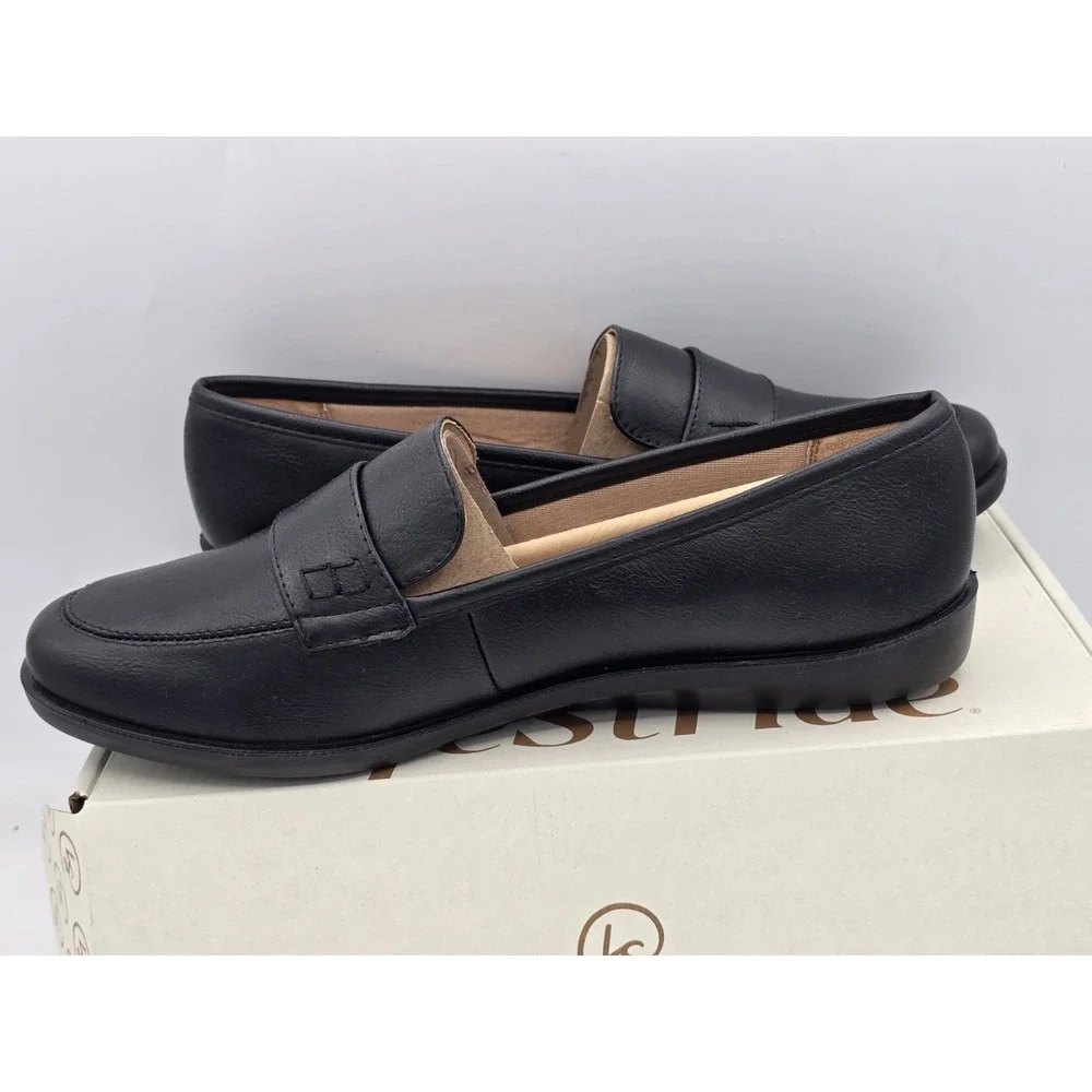 Life stride Women's Nico‎ Slip On Casual Loafer Sz 8 M Black - Picture 11 of 13